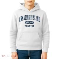 Anna Maria Island Florida Retro Preppy Throwback Souvenir Kids Hoodie thumb 4