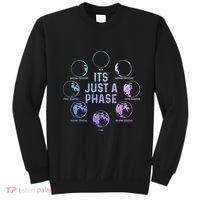 Astronomy Moon ItS Just A Phase Funny Astronomer Sweatshirt thumb 0