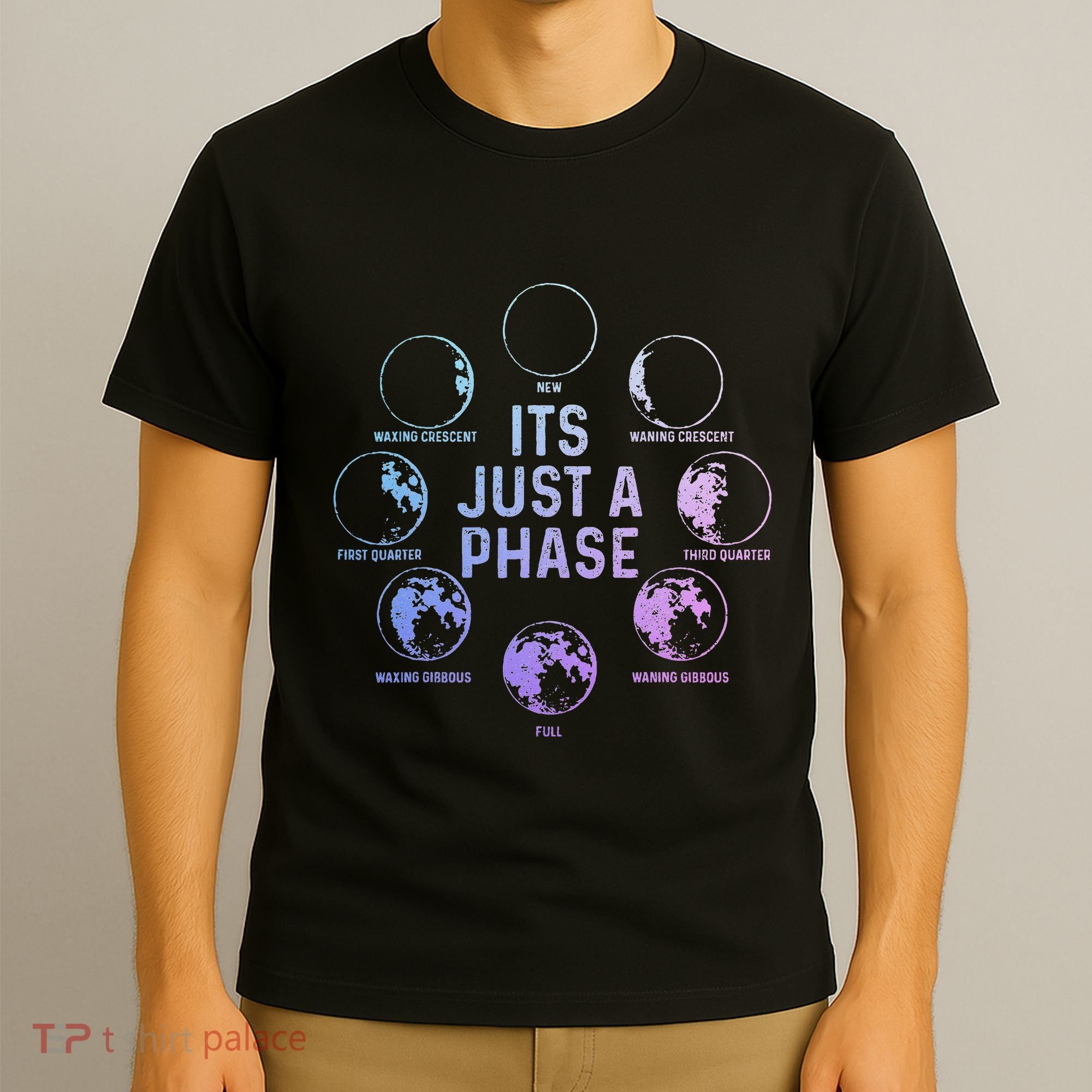 Astronomy Moon ItS Just A Phase Funny Astronomer T-Shirt