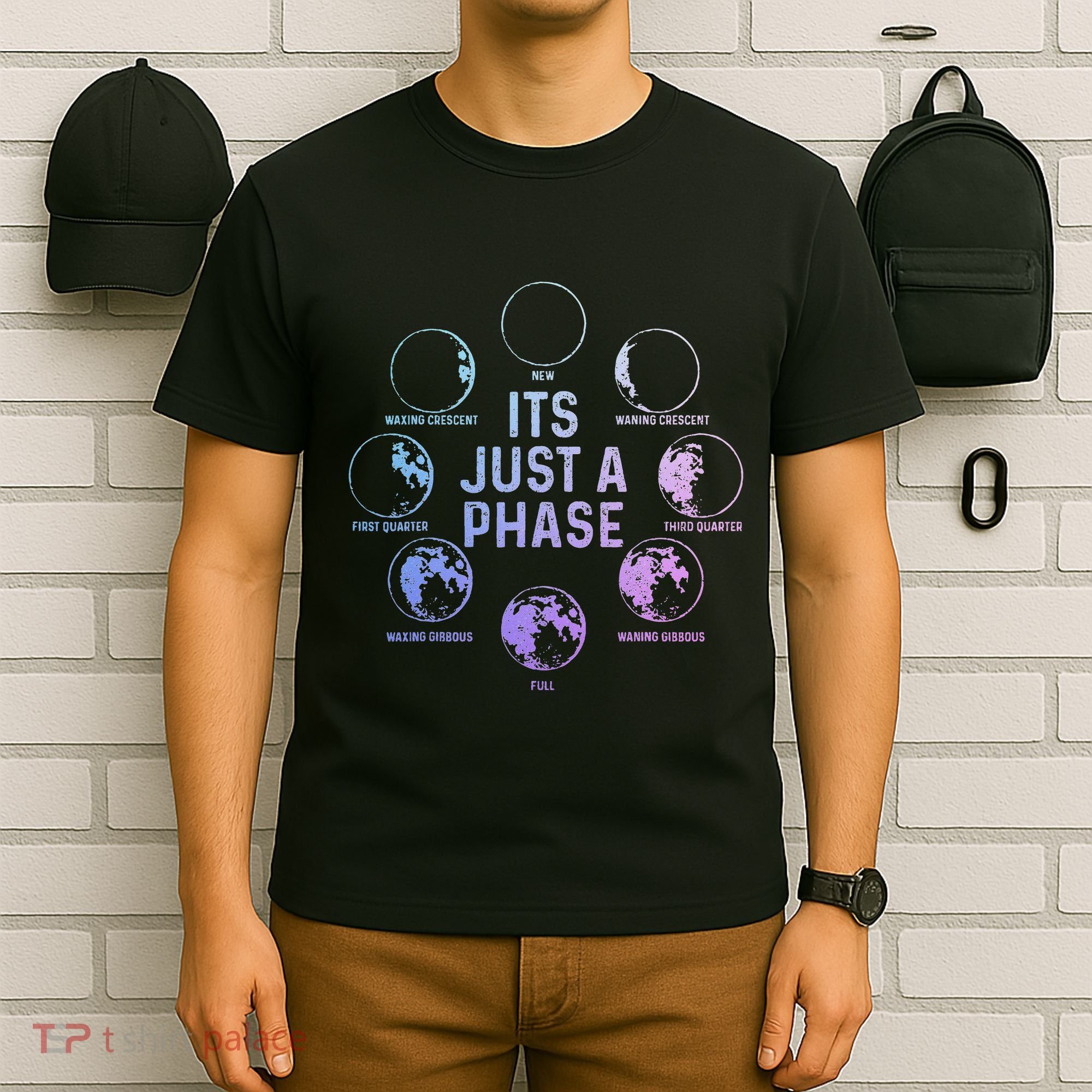 Astronomy Moon ItS Just A Phase Funny Astronomer T-Shirt