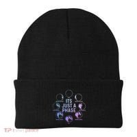 Astronomy Moon ItS Just A Phase Funny Astronomer Beanie thumb 0