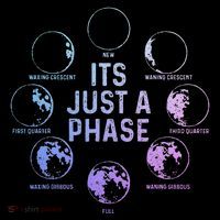 Astronomy Moon ItS Just A Phase Funny Astronomer Women's Hoodie thumb 2