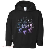 Astronomy Moon ItS Just A Phase Funny Astronomer Toddler Hoodie thumb 0