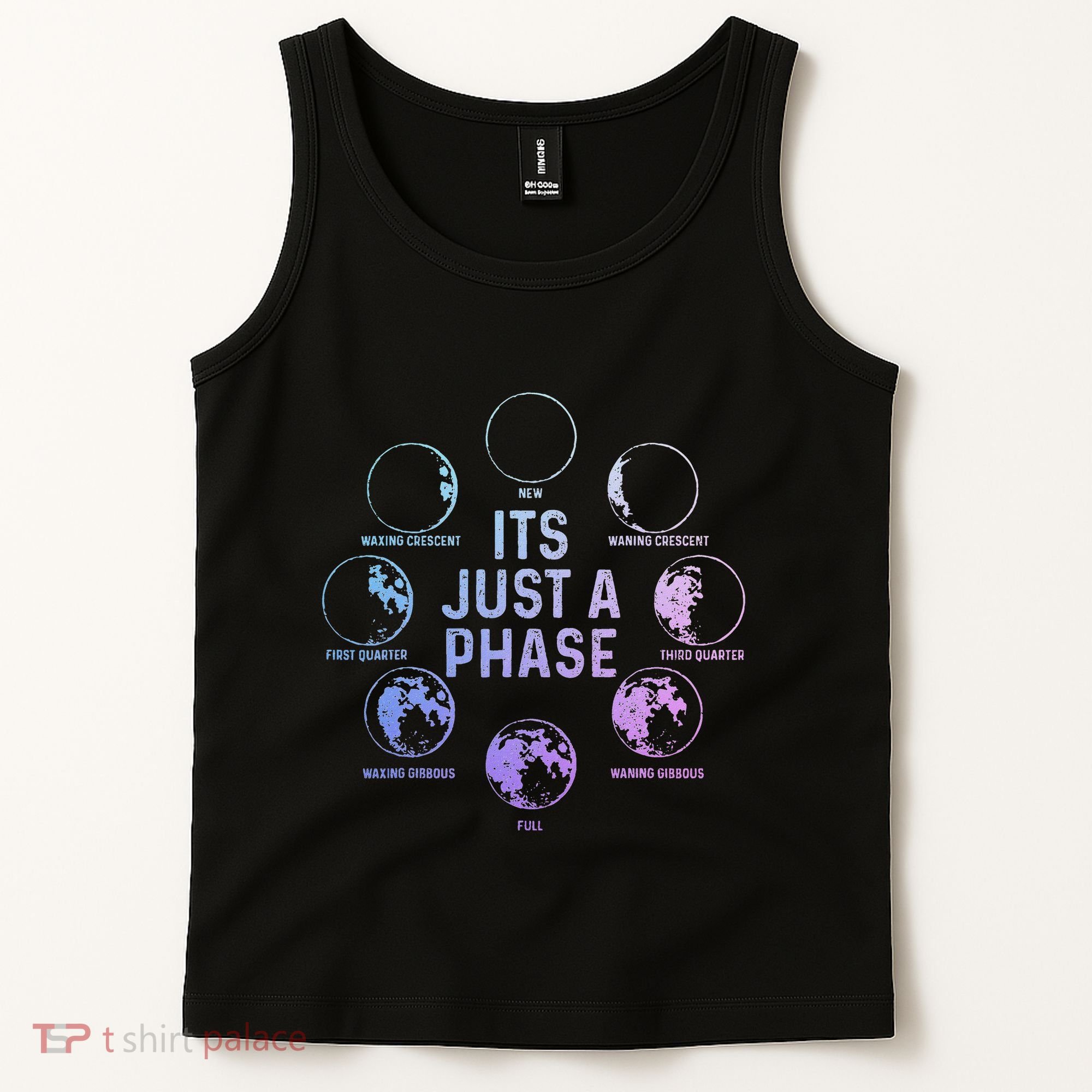 Astronomy Moon ItS Just A Phase Funny Astronomer Tank Top