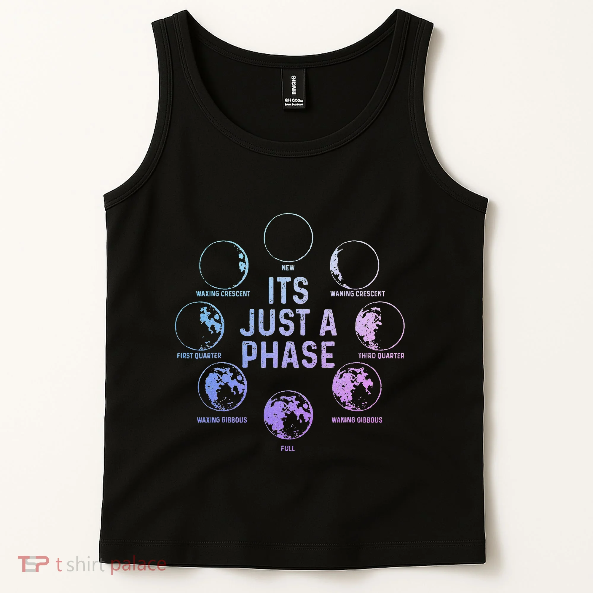 Astronomy Moon ItS Just A Phase Funny Astronomer Tank Top