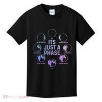 Astronomy Moon ItS Just A Phase Funny Astronomer Kids T-Shirt thumb 0