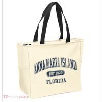Anna Maria Island Florida Retro Preppy Tote Bag thumb 2