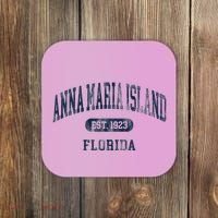 Anna Maria Island Florida Retro Preppy Coaster thumb 0
