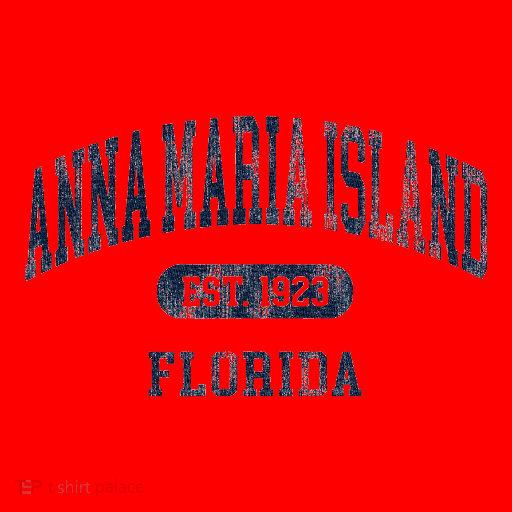 Anna Maria Island Florida Retro Preppy Santa Hat