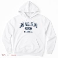 Anna Maria Island Florida Retro Preppy Hoodie thumb 0