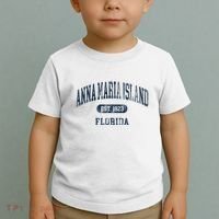 Anna Maria Island Florida Retro Preppy Toddler T-Shirt thumb 2