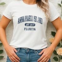 Anna Maria Island Florida Retro Preppy Women's T-Shirt thumb 2