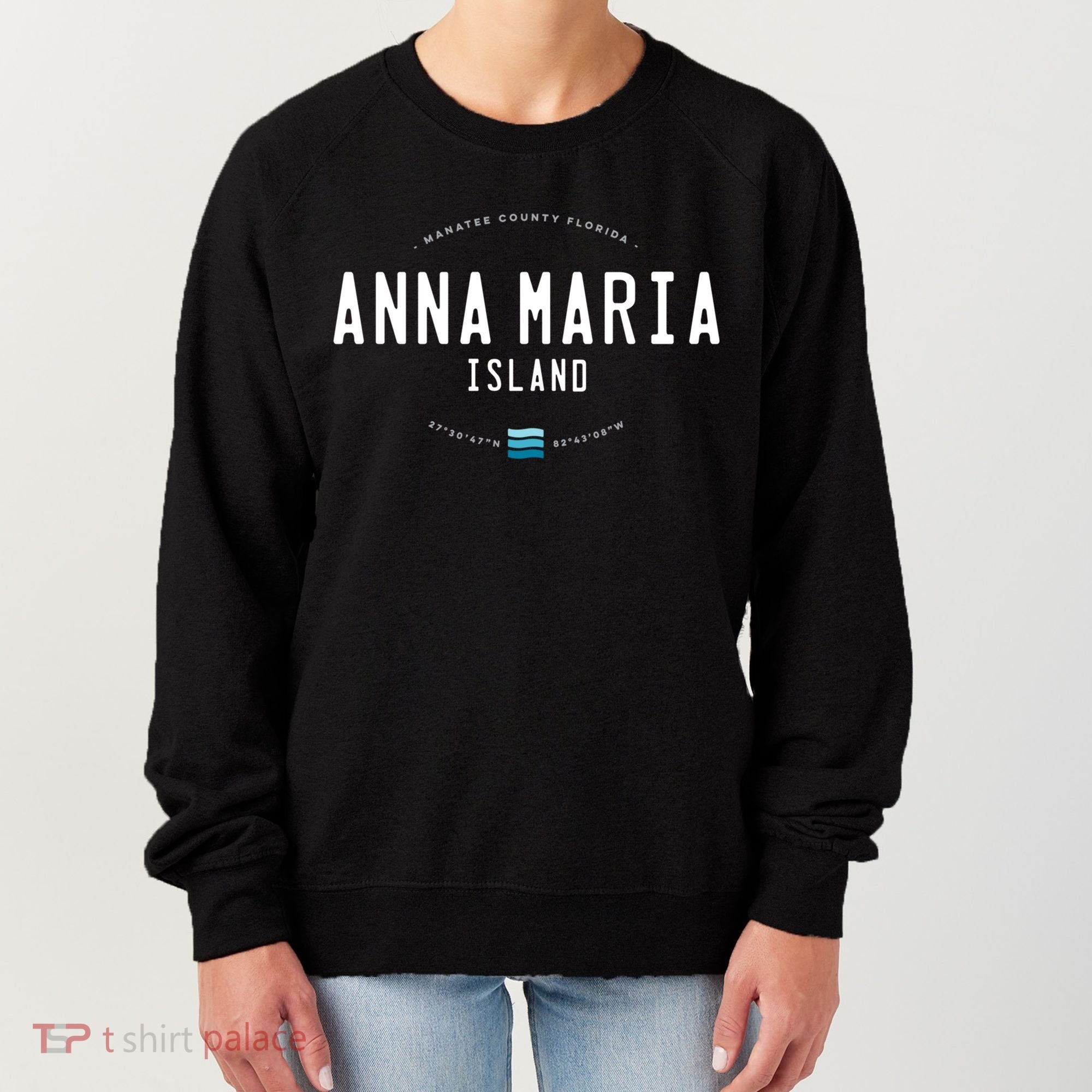 Anna Maria Island Florida Beach Waves Meaningful Gift Women's Sweatshirt