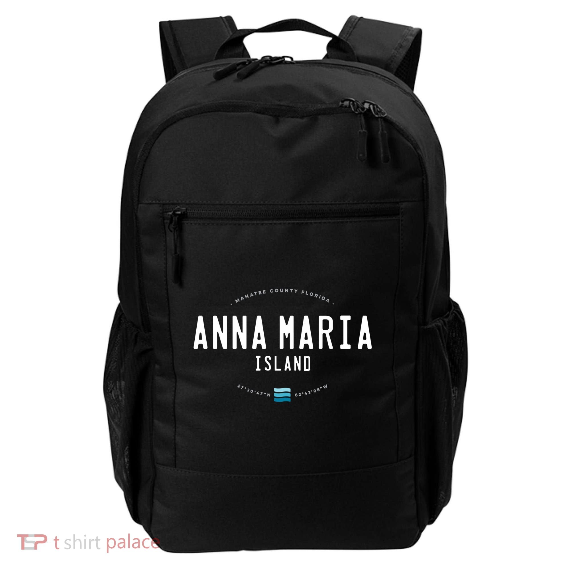 Anna Maria Island Florida Beach Waves Meaningful Gift Backpack