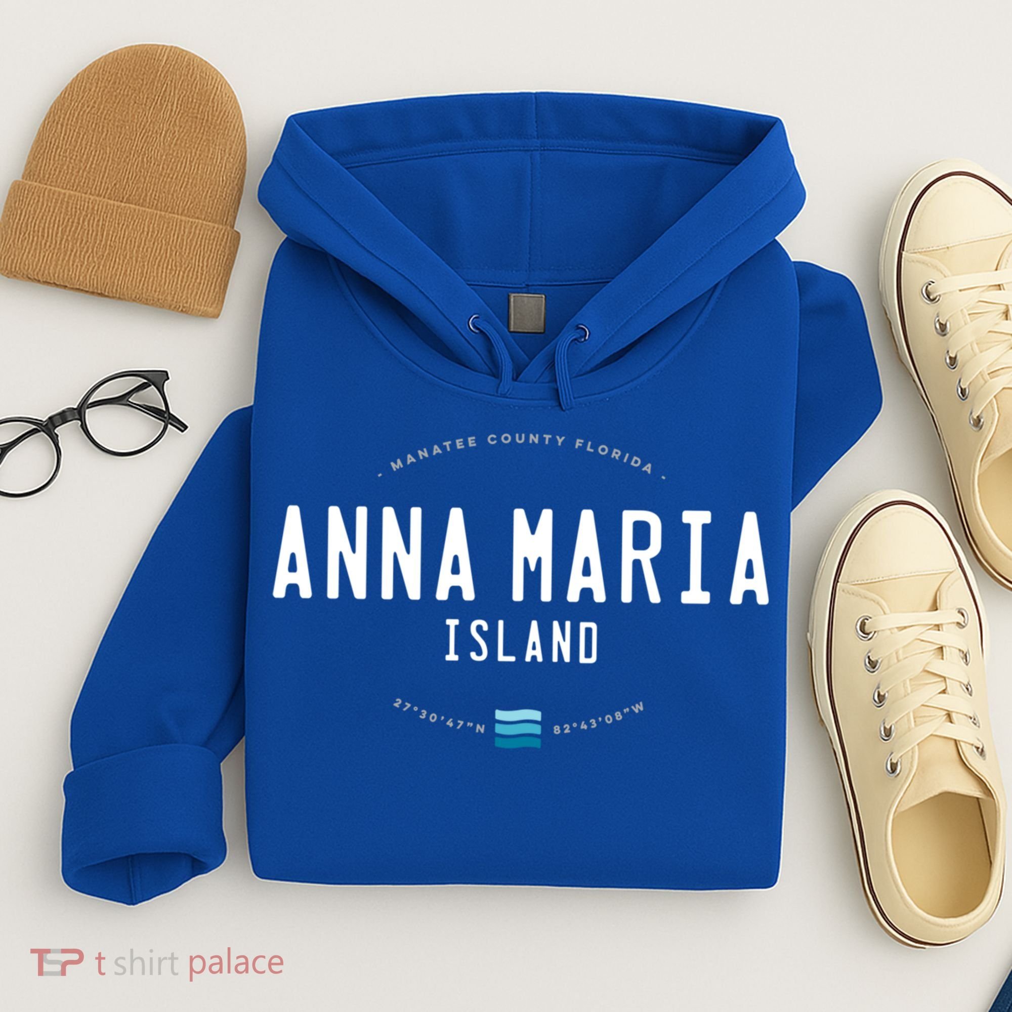 Anna Maria Island Florida Beach Waves Meaningful Gift Hoodie