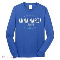 Anna Maria Island Florida Beach Waves Meaningful Gift Long Sleeve Shirt thumb 0
