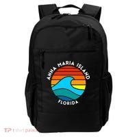 Anna Maria Island Florida Retro Wave Gift Backpack thumb 0