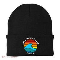 Anna Maria Island Florida Retro Wave Gift Beanie thumb 0