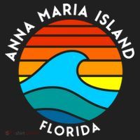 Anna Maria Island Florida Retro Wave Gift Beanie thumb 2
