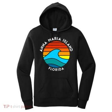 Anna Maria Island Florida Retro Wave Gift Women's Hoodie