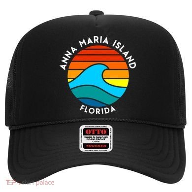 Anna Maria Island Florida Retro Wave Gift Hat