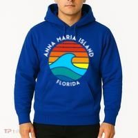 Anna Maria Island Florida Retro Wave Gift Hoodie thumb 2