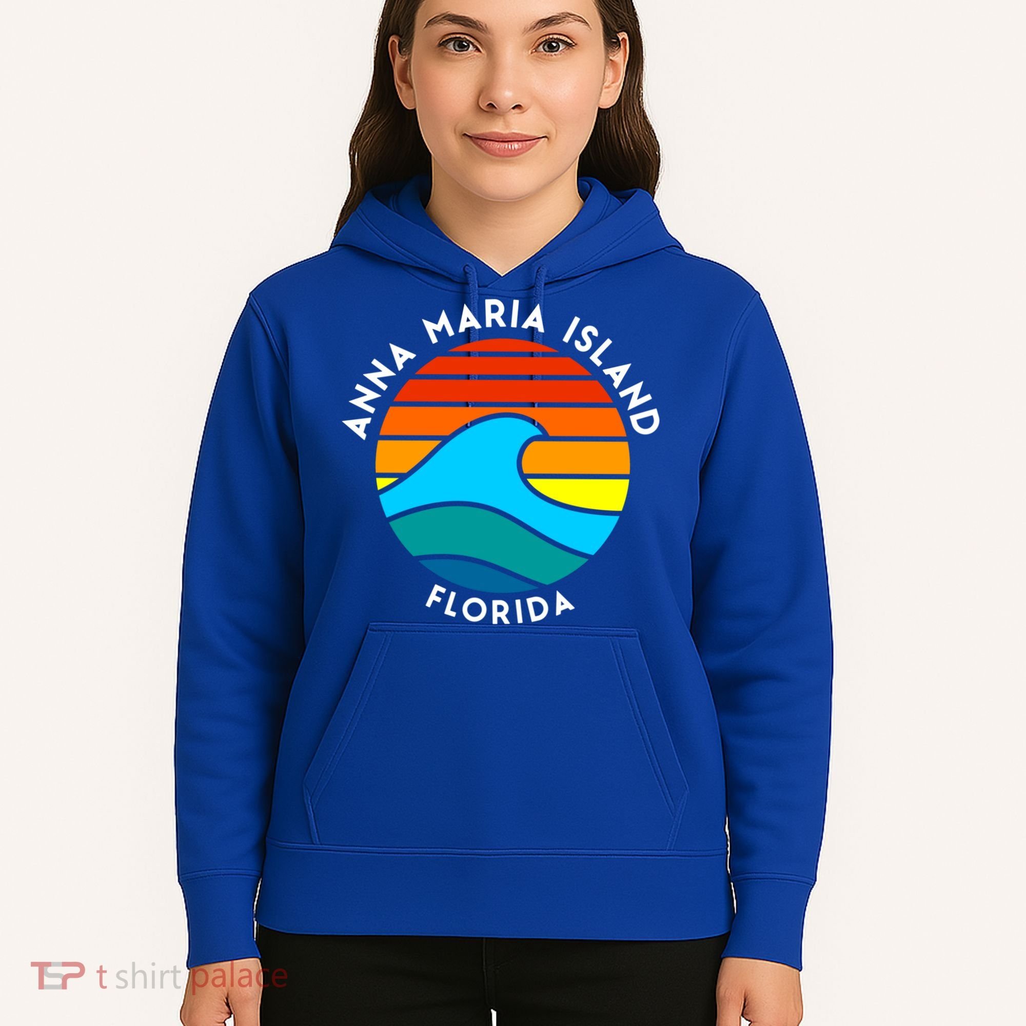 Anna Maria Island Florida Retro Wave Gift Hoodie