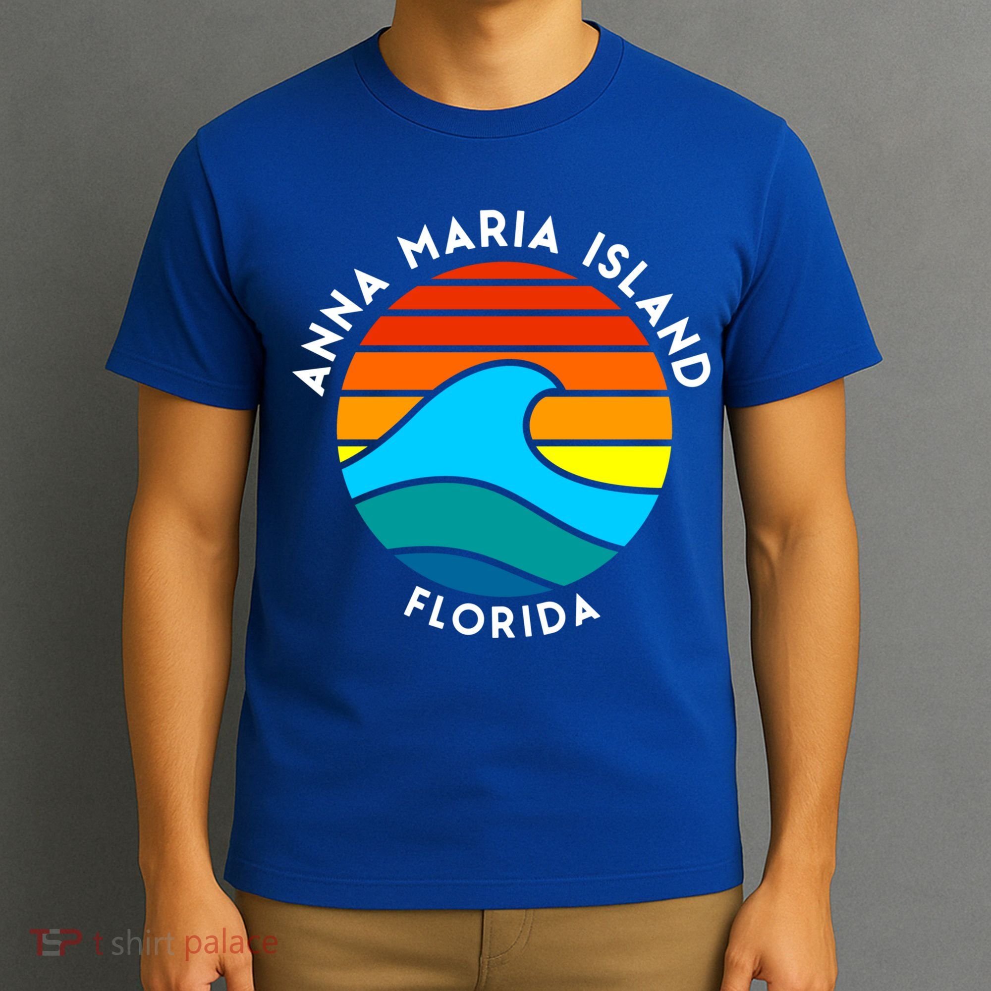 Anna Maria Island Florida Retro Wave Gift T-Shirt