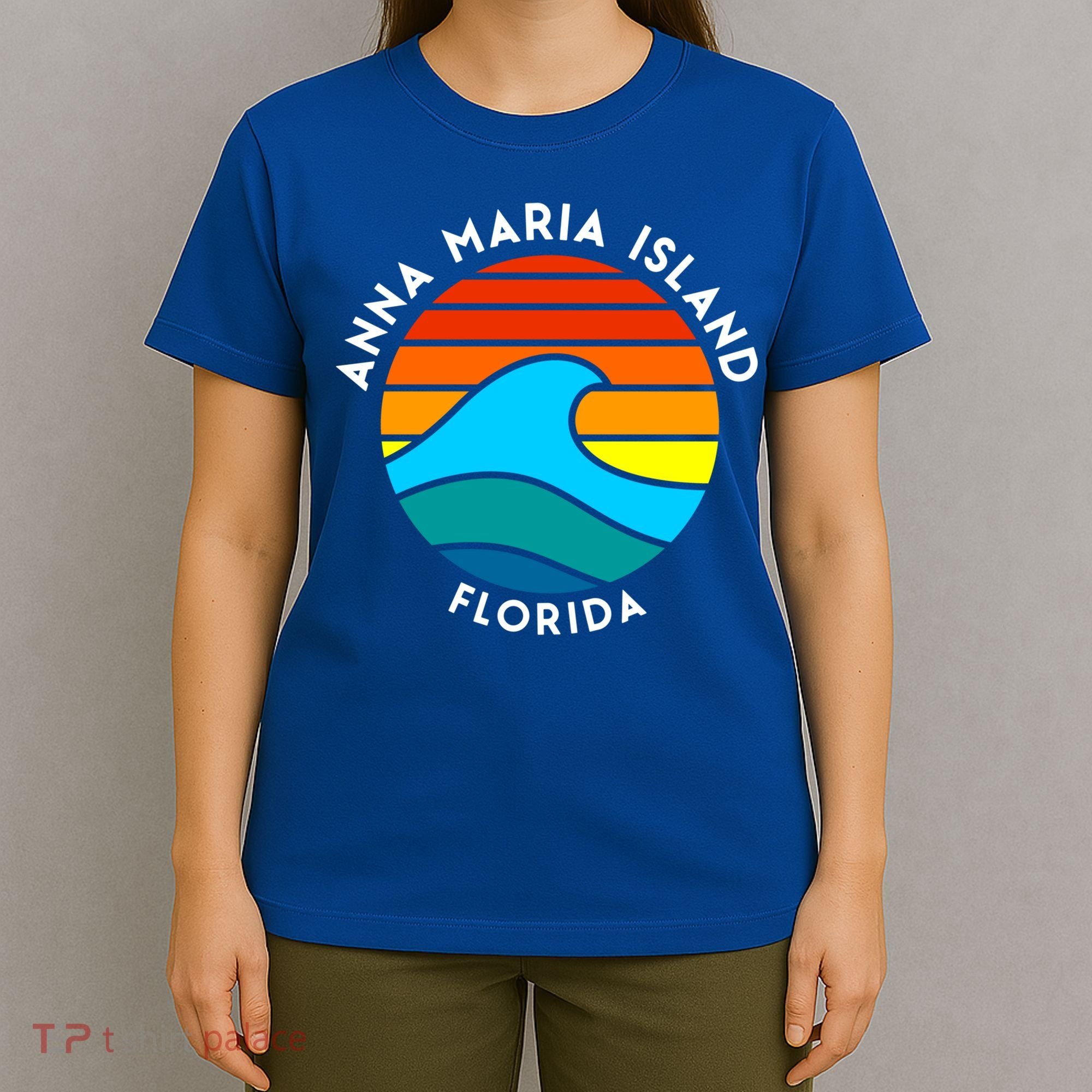 Anna Maria Island Florida Retro Wave Gift T-Shirt