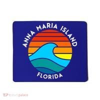 Anna Maria Island Florida Retro Wave Gift Mousepad thumb 0