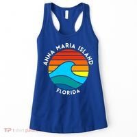 Anna Maria Island Florida Retro Wave Gift Women's Tank Top thumb 0