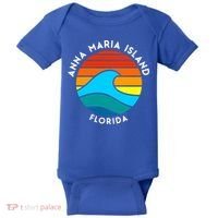 Anna Maria Island Florida Retro Wave Gift Baby Bodysuit thumb 0