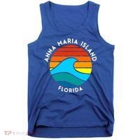 Anna Maria Island Florida Retro Wave Gift Tank Top thumb 0