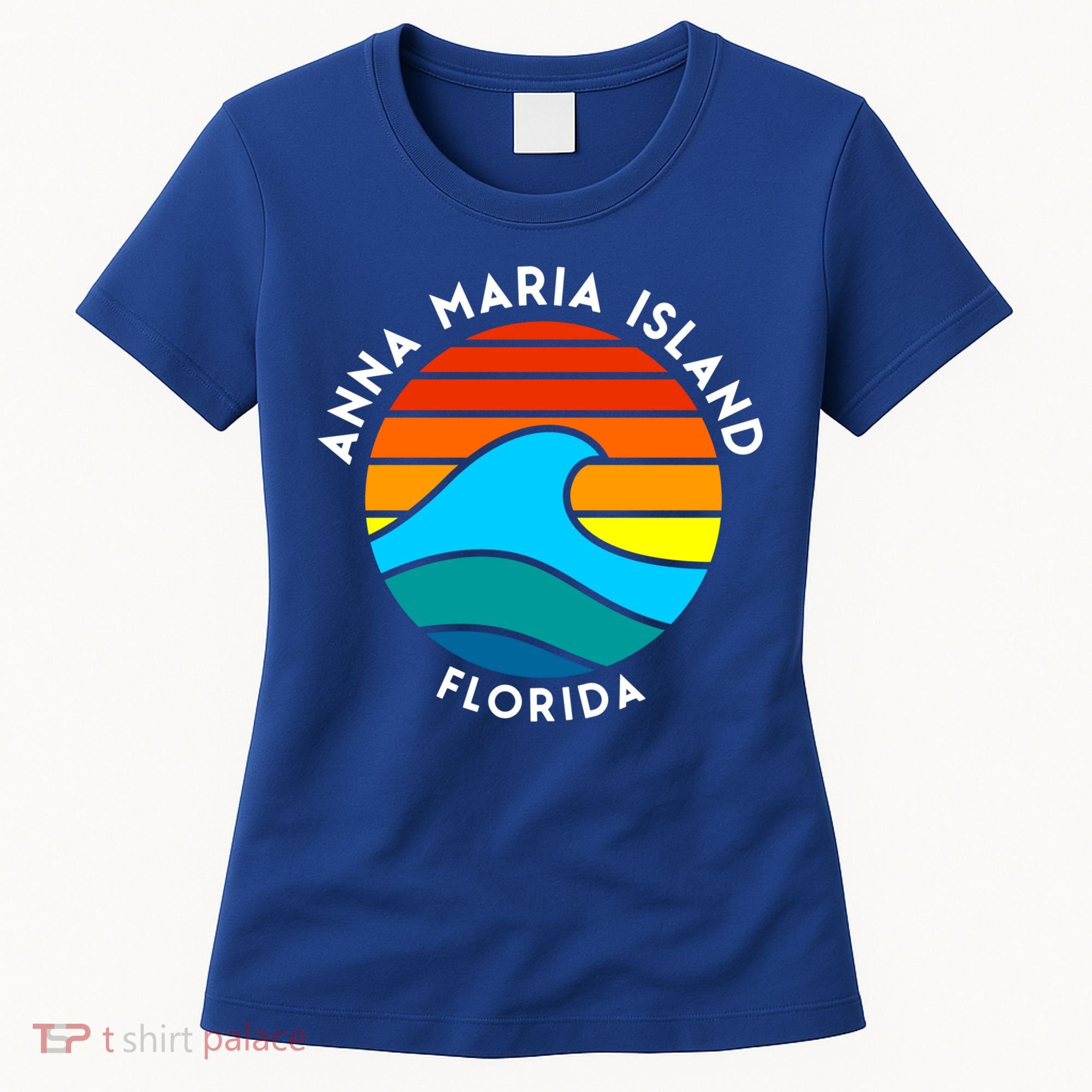 Anna Maria Island Florida Retro Wave Gift Women's T-Shirt