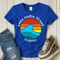Anna Maria Island Florida Retro Wave Gift Women's T-Shirt thumb 3