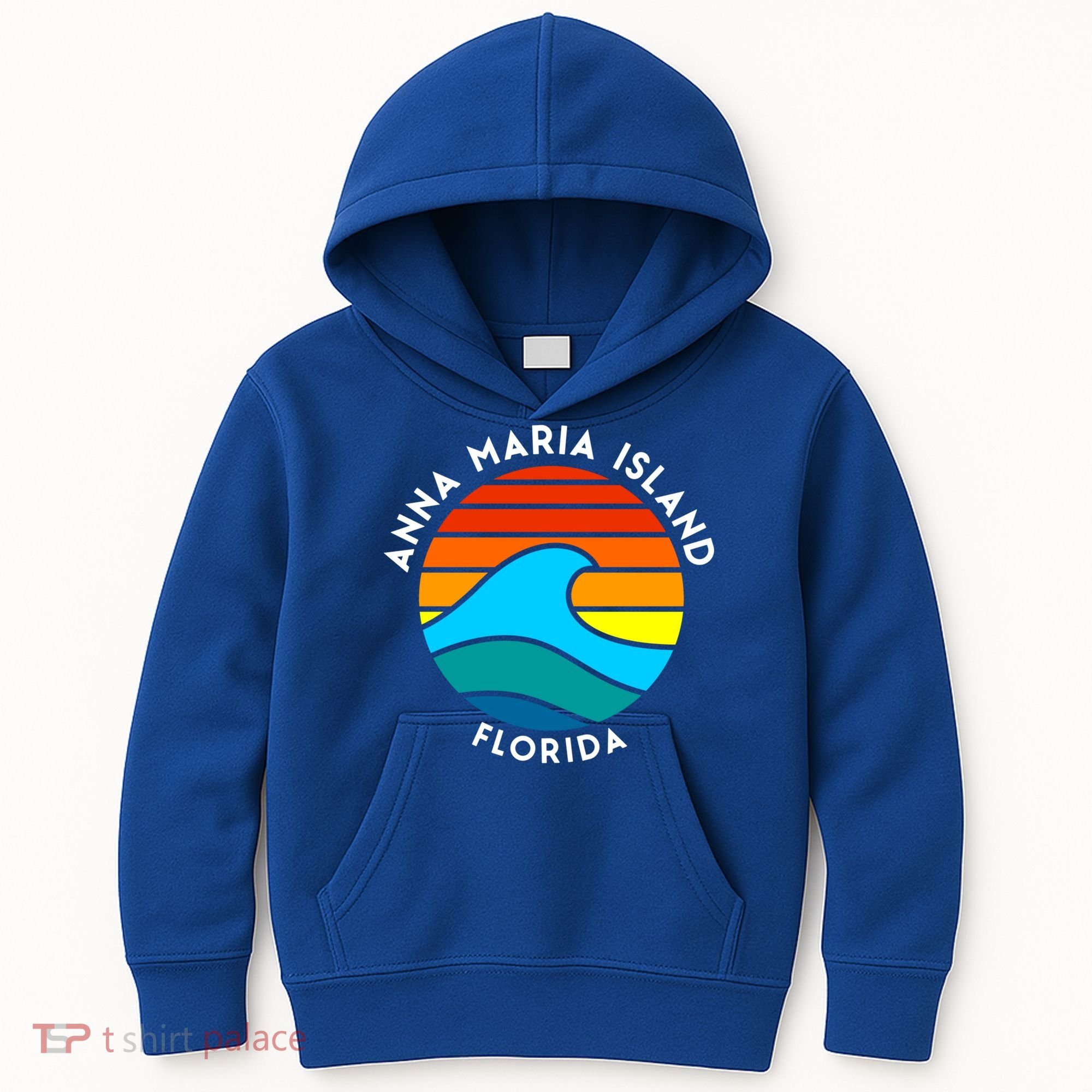Anna Maria Island Florida Retro Wave Gift Kids Hoodie