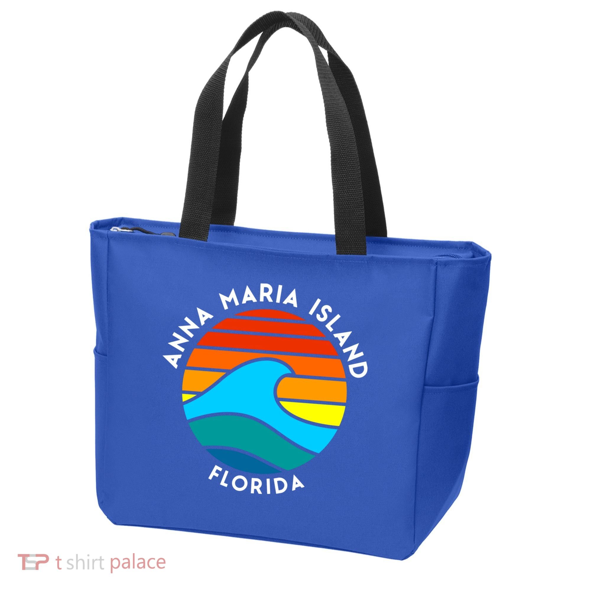 Anna Maria Island Florida Retro Wave Gift Tote Bag