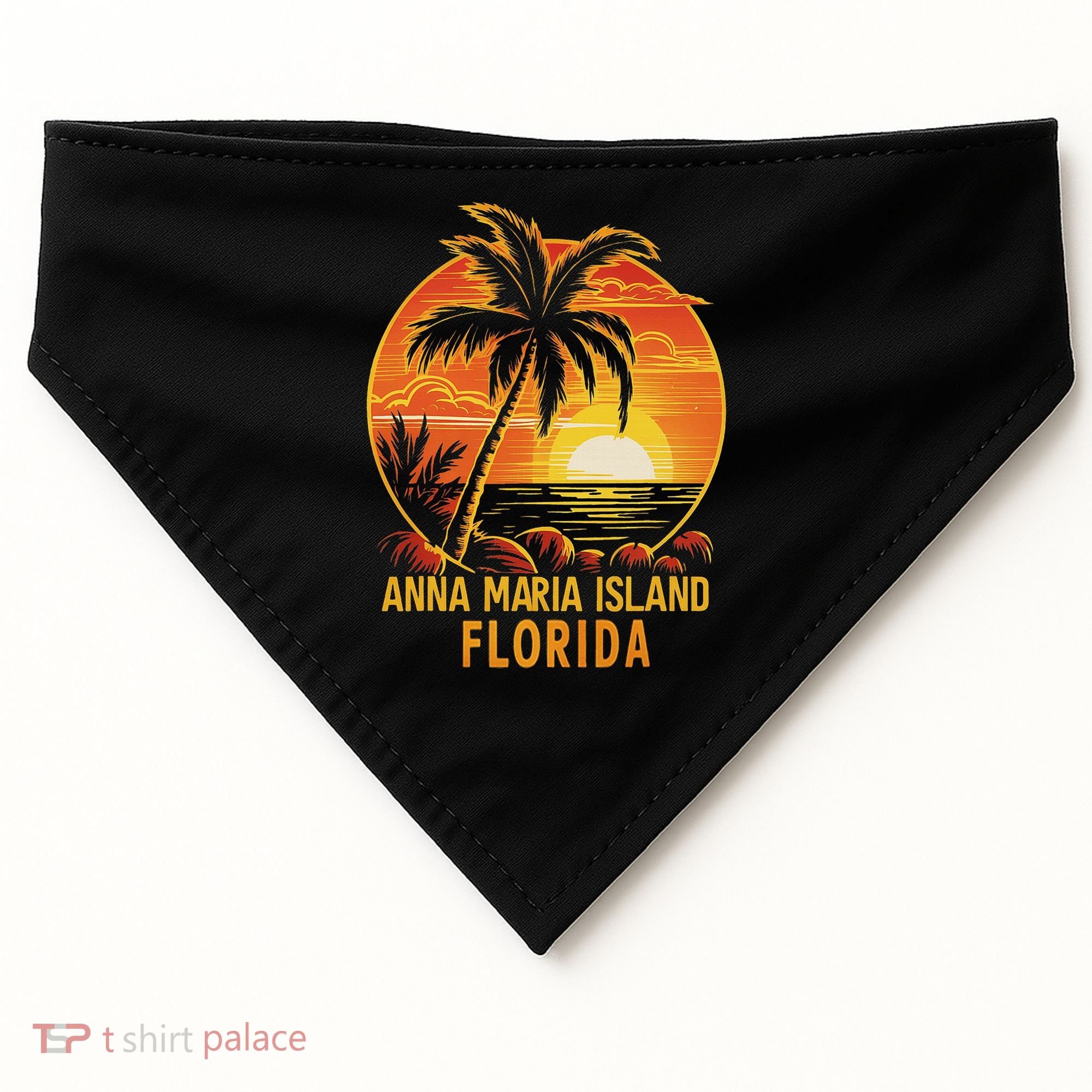 Anna Maria Island Florida USA-Made Doggie Bandana