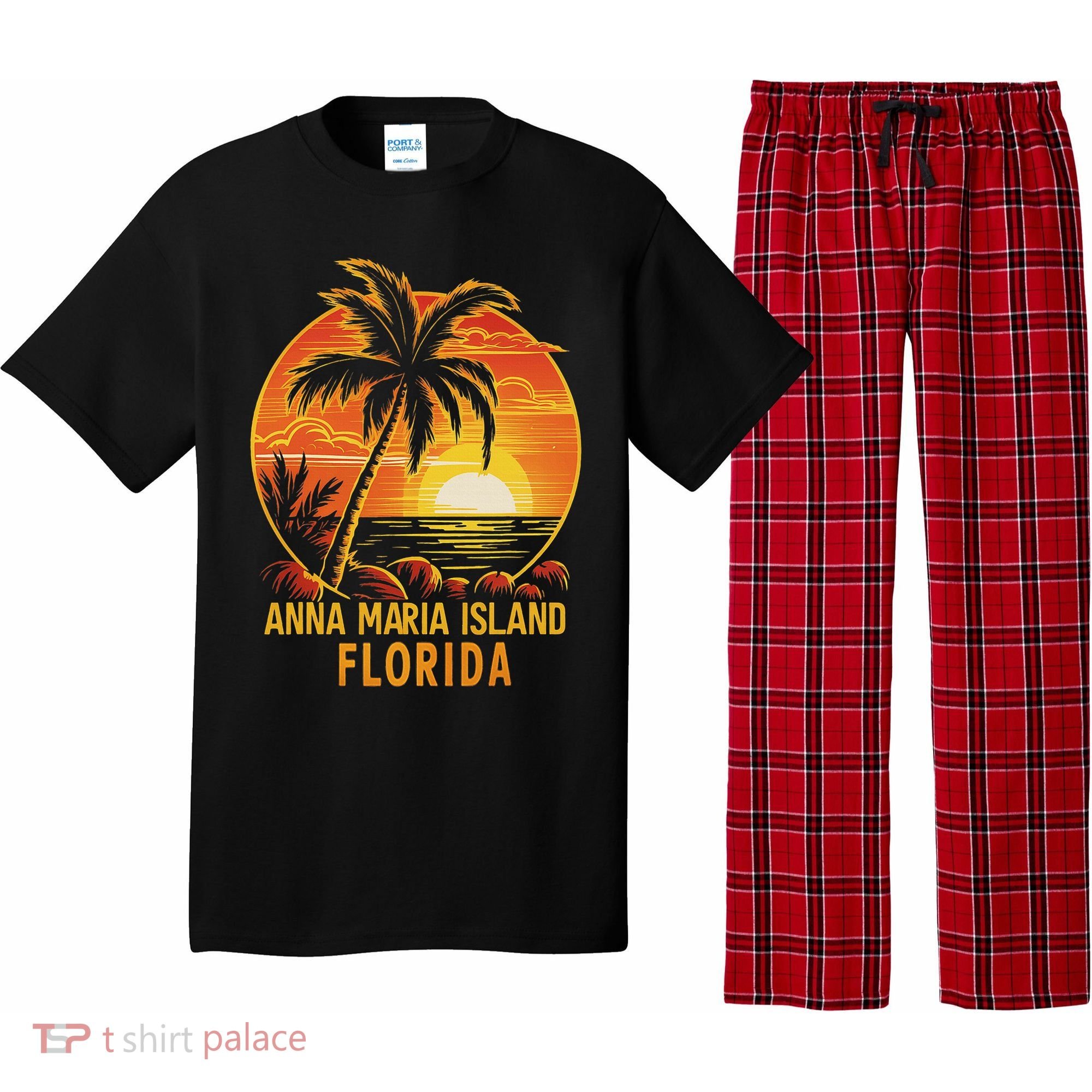Anna Maria Island Florida Pajama Set