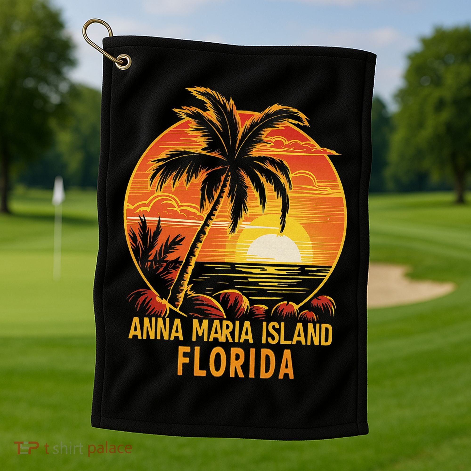 Anna Maria Island Florida Golf Towel