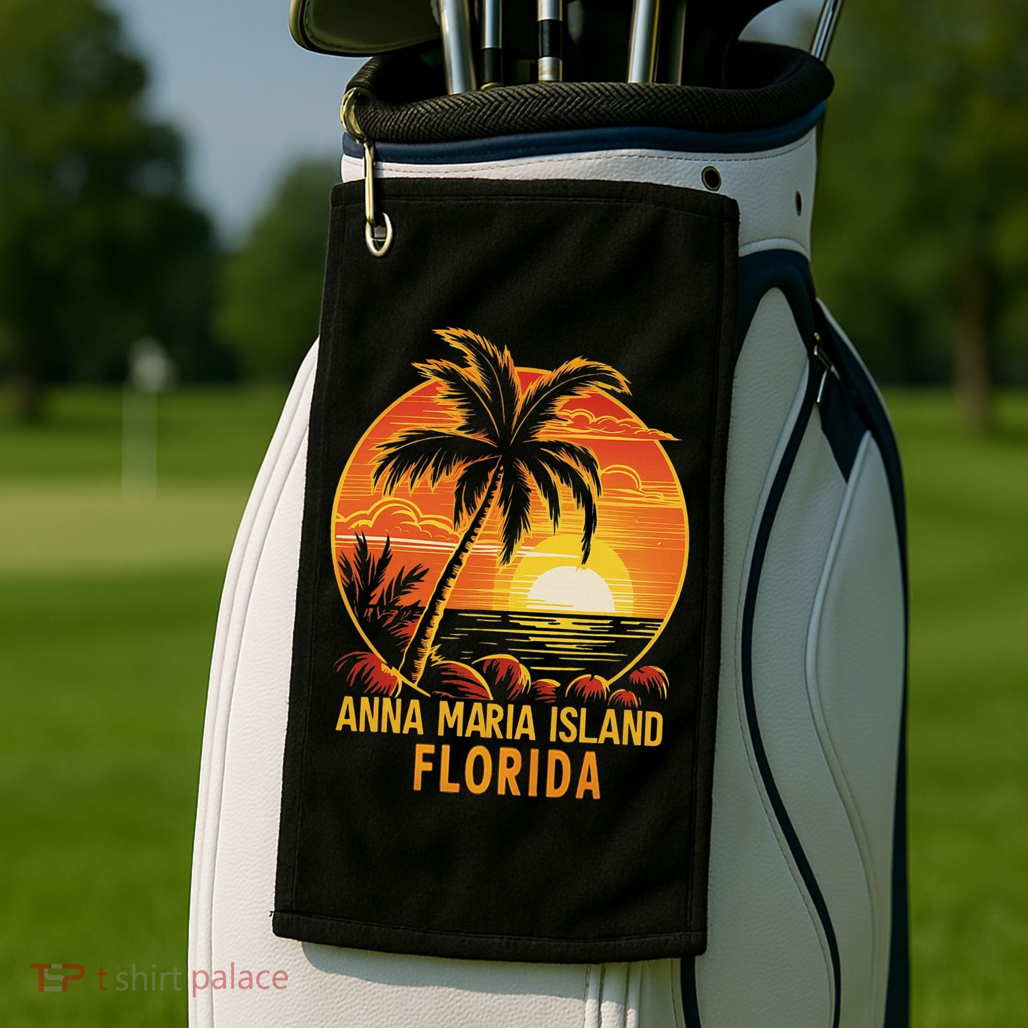 Anna Maria Island Florida Golf Towel