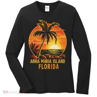 Anna Maria Island Florida Women's Long Sleeve Shirt
