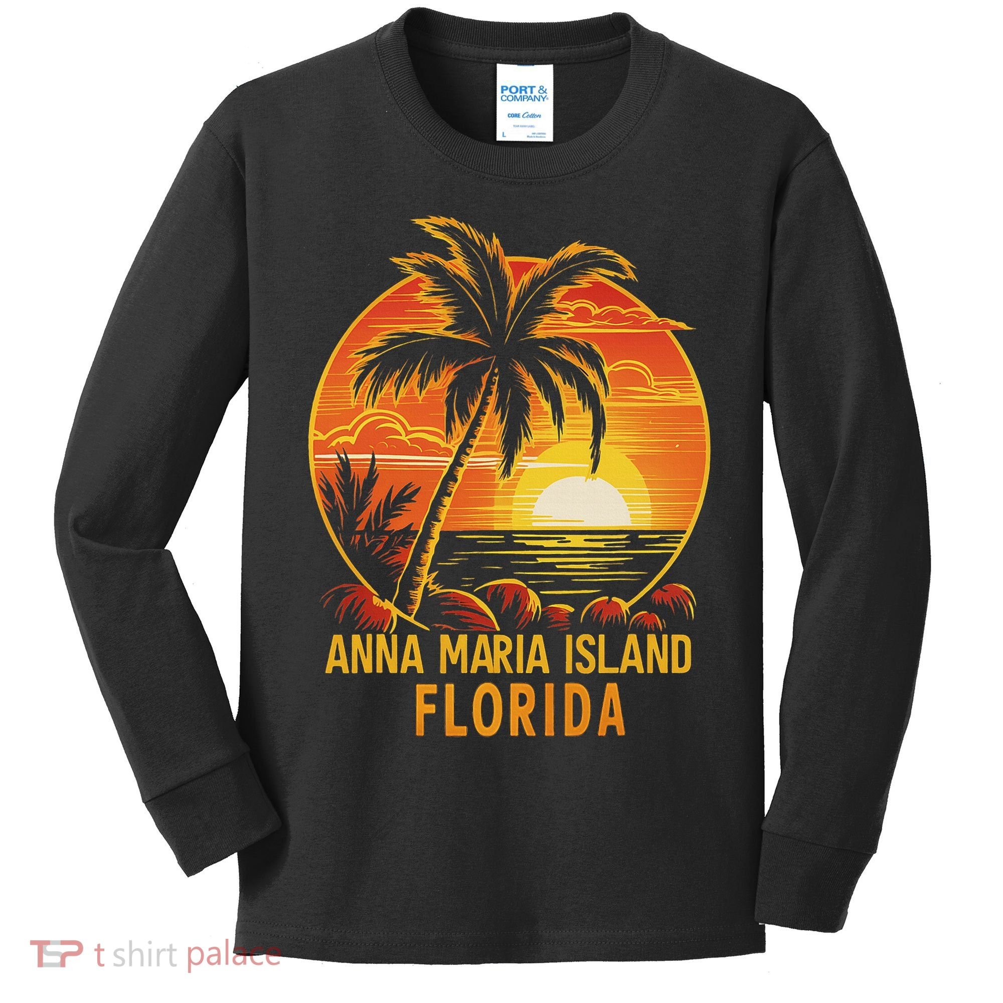 Anna Maria Island Florida Kids Long Sleeve Shirt