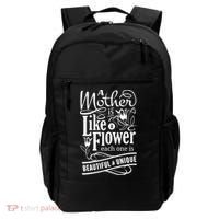 A Mother Is Like A Flower Each One Is Beautiful And Unique Backpack thumb 0