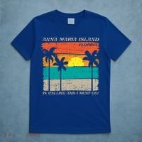 Anna Maria Island Florida Vintage Beach Retro Sunset Gift T-Shirt thumb 5