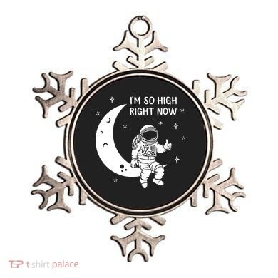Astronaut Moon Im So High Right Now Ornament