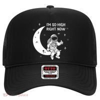 Astronaut Moon Im So High Right Now Hat thumb 0