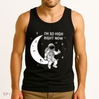 Astronaut Moon Im So High Right Now Tank Top thumb 3