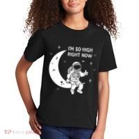 Astronaut Moon Im So High Right Now Kids T-Shirt thumb 2
