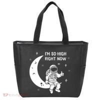 Astronaut Moon Im So High Right Now Tote Bag thumb 0